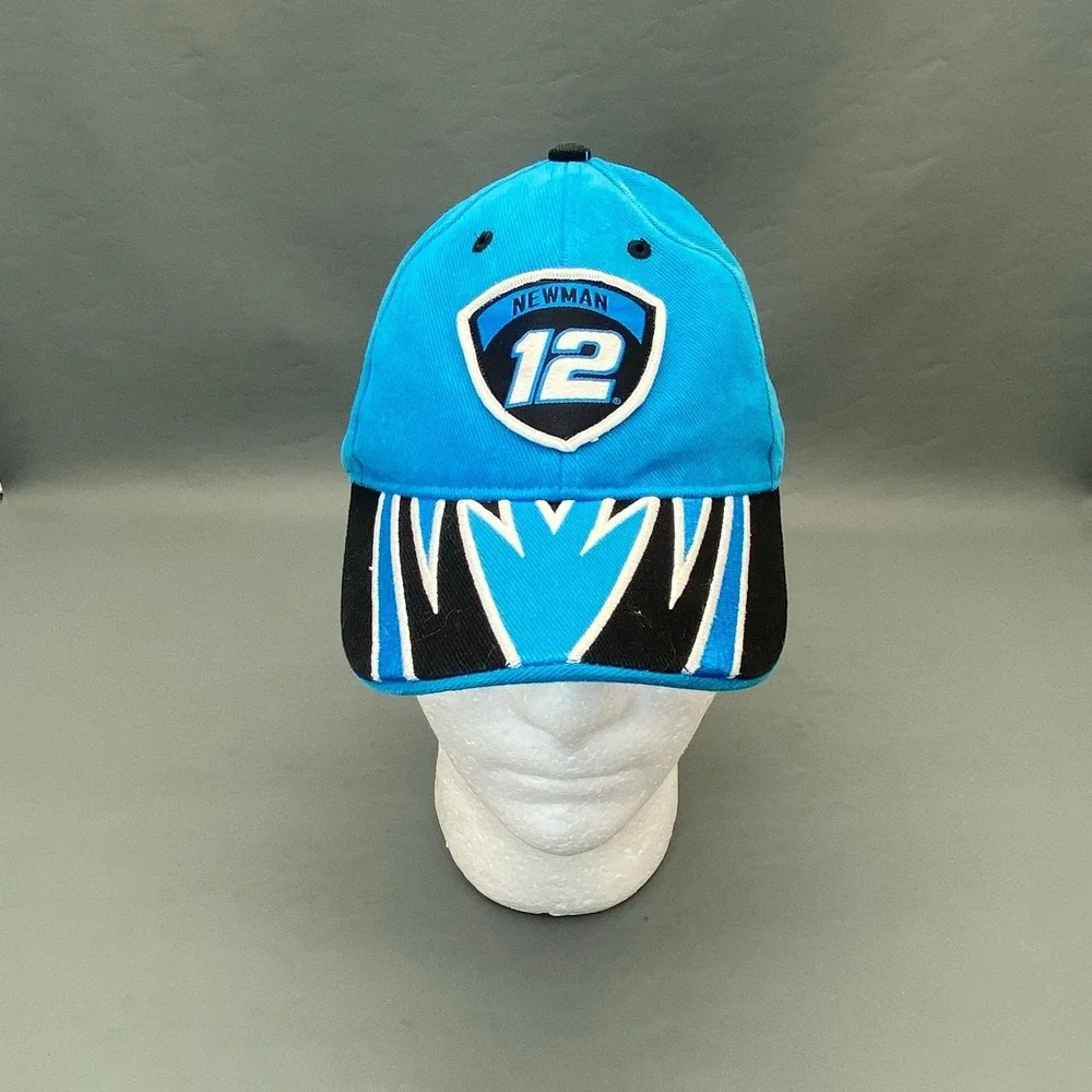 NASCAR Ryan Newman #12 Chase Authentics Blue Adjustable Hat Cap 100% Cotton